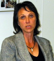 Marion Ellenberger vom Internationalen Bund stellte die Integrationskurse vor.